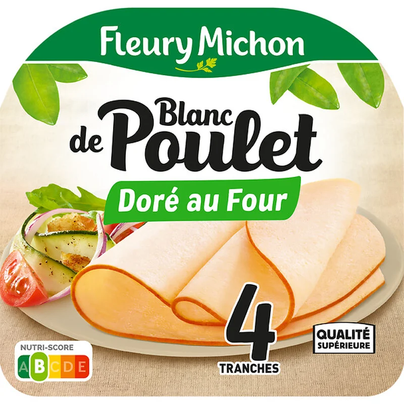 Blanc de poulet doré au four FLEURY MICHON