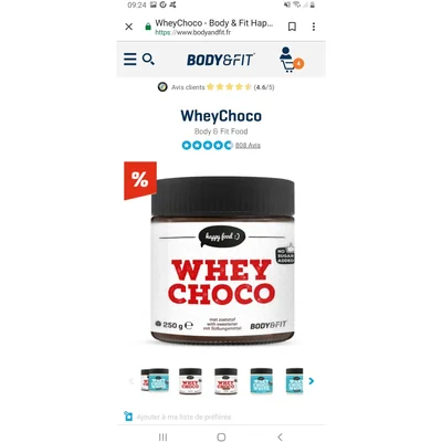 Whey choco Bodyandfit