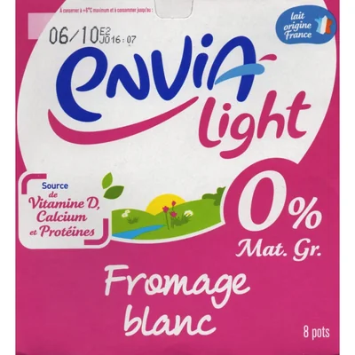 Envia light fromage blanc Envia