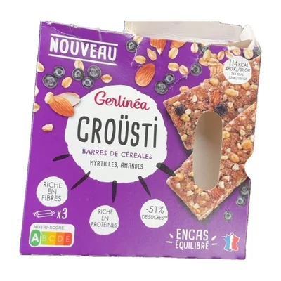 Crousti barres de céréales Gerlinéa