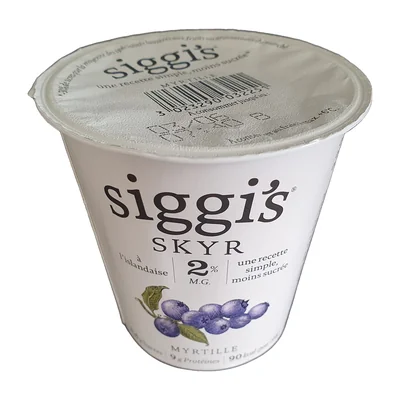 Skyr myrtille Siggi’s