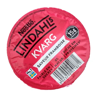 Lindahl's Kvarg - saveur framboise Nestlé