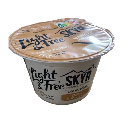 Light & Free SKYR Vanille de Madagascar Danone
