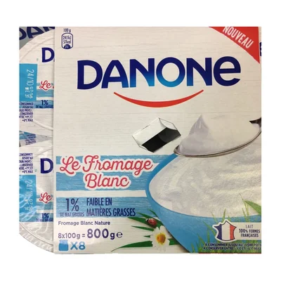 Le fromage blanc Danone