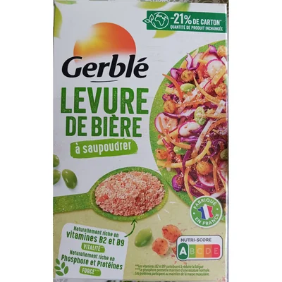 LEVURE DE BIÈRE à saupoudrer Gerblé