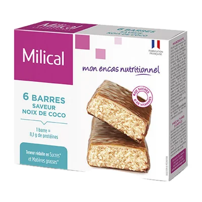 Barres Milical Noix de Coco Milical