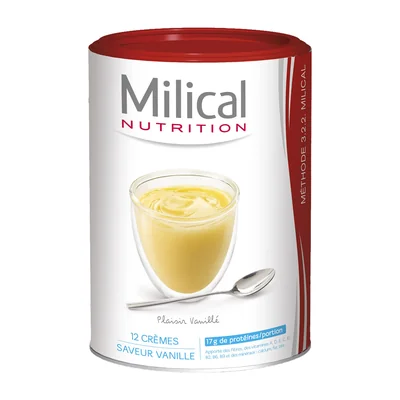 Plaisir vanillé - 12 Crèmes saveur Vanille Milical