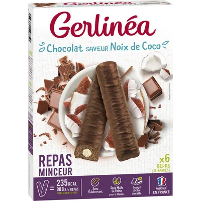 Barre Chocolat saveur coco Gerlinéa
