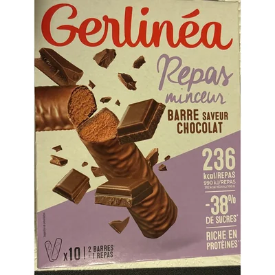 Repas Minceur - Barres au chocolat Gerlinéa