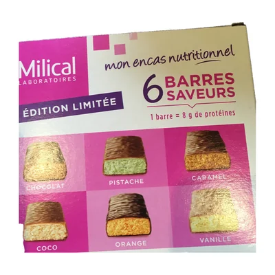 Milical édition Limitée 6 Barres Minceur Hyperprotéinées Milical
