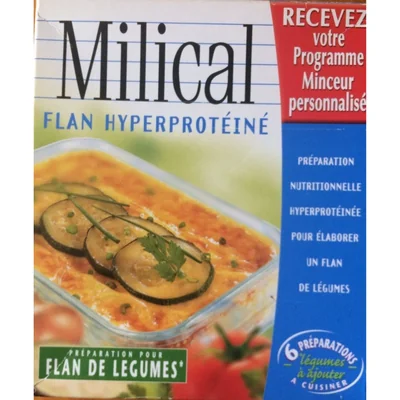 flan hyperproteiné Milical