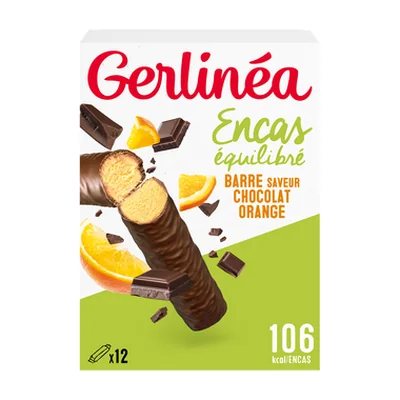 Barres chocolat orange
