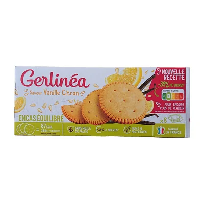 Biscuit saveur vanille citron Gerlinéa