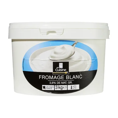 Fromage Blanc 3,9% de Mat.Gr. Carrefour