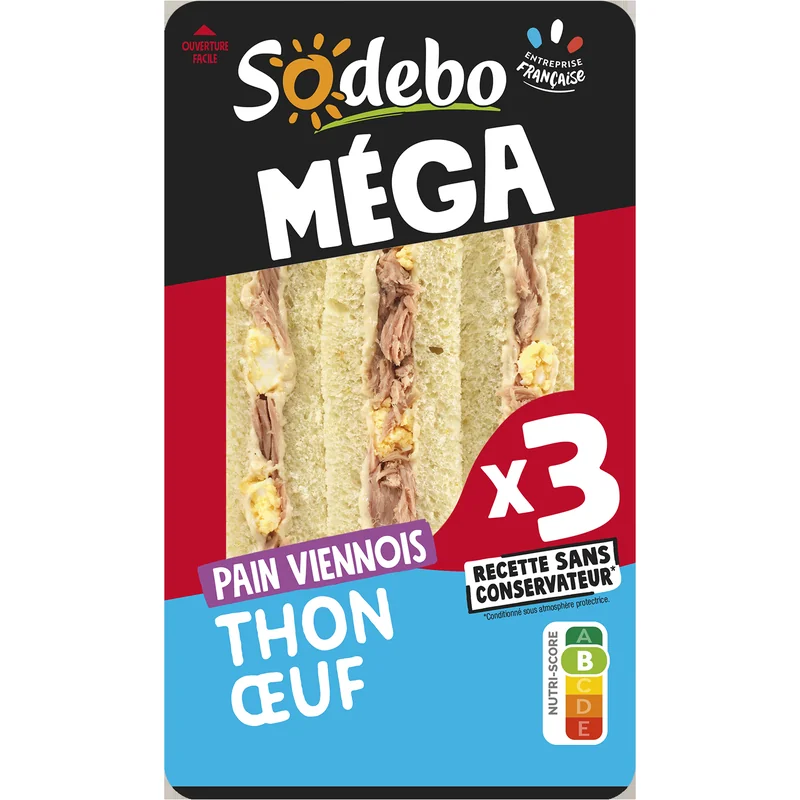 MÉGA Thon Oeuf Sodebo