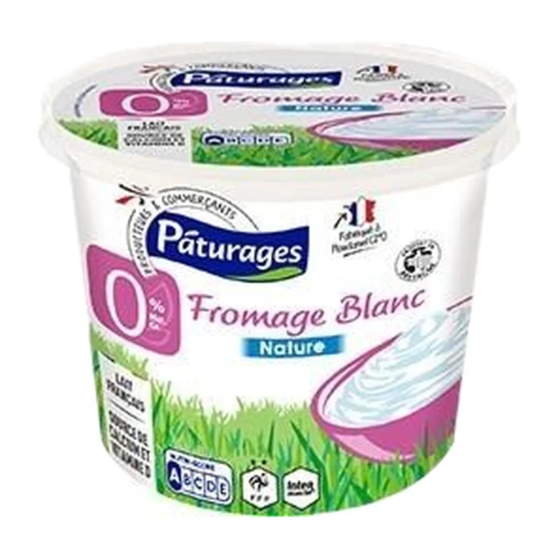 Fromage blanc 0% de matière grasse Páturages