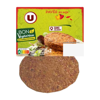 Pavés au soja provençal bon et végétarien - 2x100g - 200g U