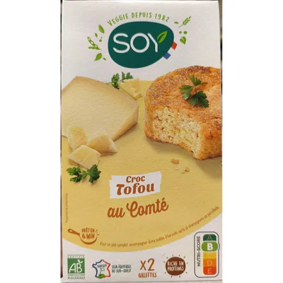 Croque Tofou au Comté Soy