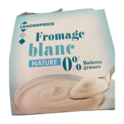 Fromage blanc 0% Leader Price