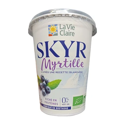 Skyr Myrtille La Vie Claire