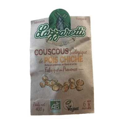 COUSCOUS biologique de POIS CHICHE Lazzaretti
