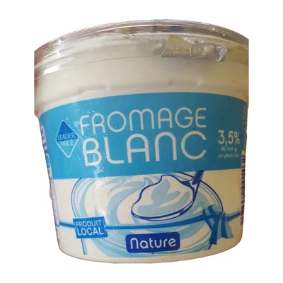 Fromage blanc 3,5% Leader Price