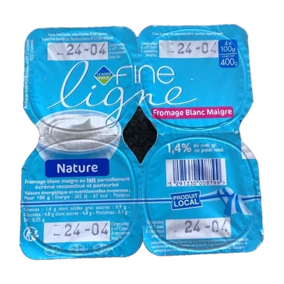 Fromage blanc maigre Leader Price