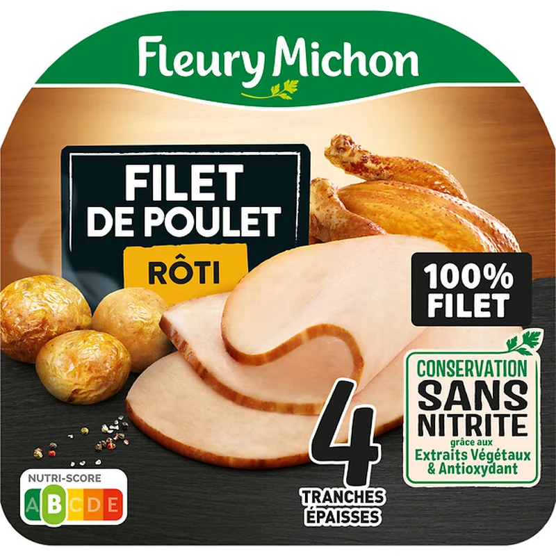 Filet de poulet 🐔 rôti FLEURY MICHON