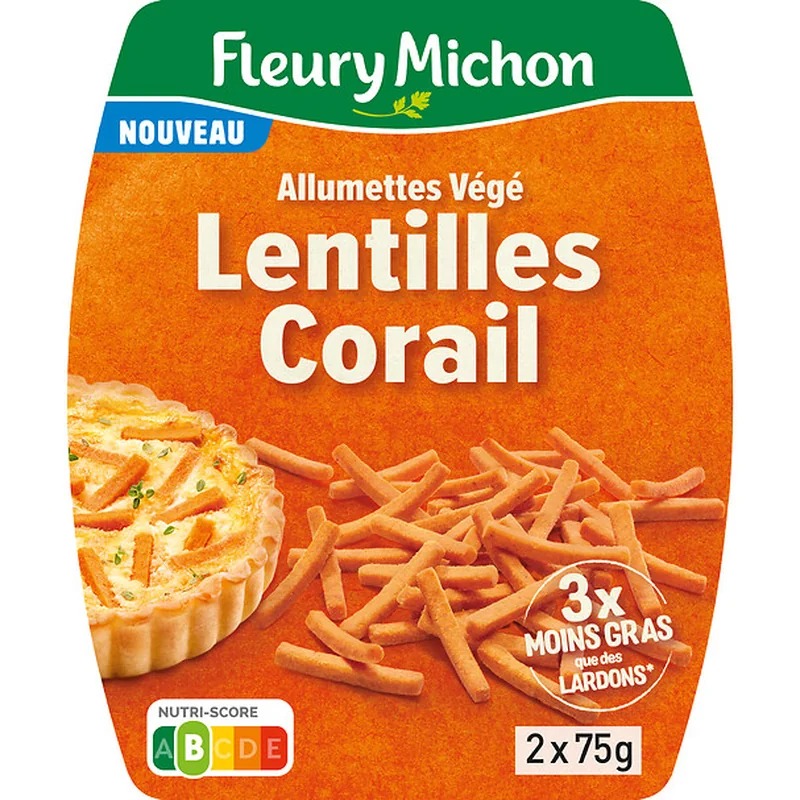 Allumettes Végé Lentilles Corail FLEURY MICHON