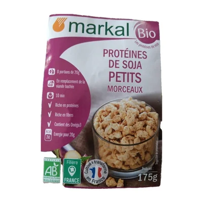 Protéines de soja petits morceaux Markal