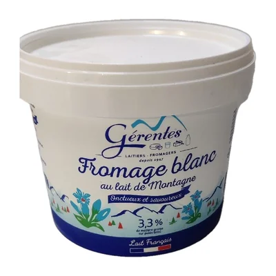 Fromage Blanc Au Lait De Montagne Gerentes
