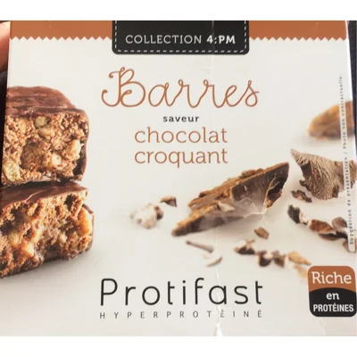 Protifast 4 PM Barres Hyperproteinees Saveur Chocolat Croquant 5 Barres (bar) Protifast