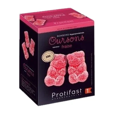 Oursons Saveur Fraise - 5 Sachets - Protifast Protifast