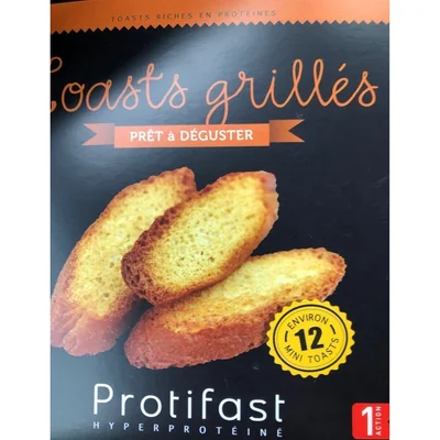 Toasts grillés Protifast