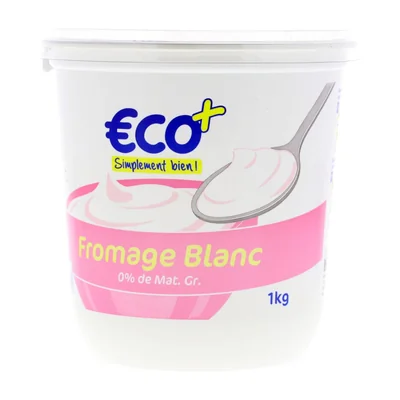 Fromage blanc 0% MG ECO PLUS