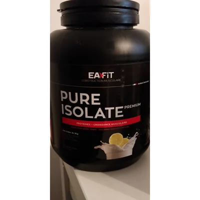 Eafit Pure Isolate Premium Lemon 750G (muscular Construction) Eafit