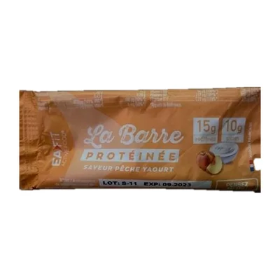 La Barre Protéinée saveur yaourt pêche Eafit