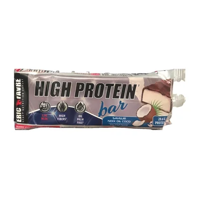 Bar proteinée saveur noix de coco Eric favre