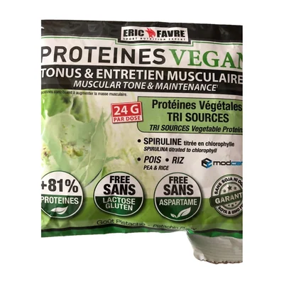 Proteines vegan Eric favre