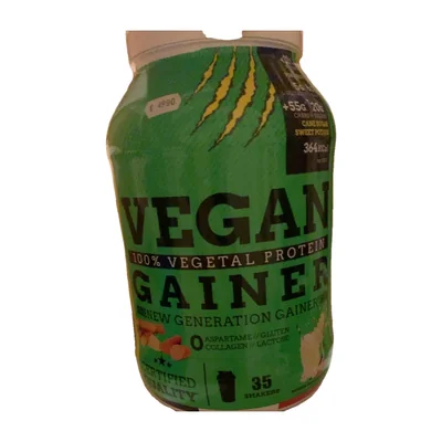 Vegan gainers Eric favre