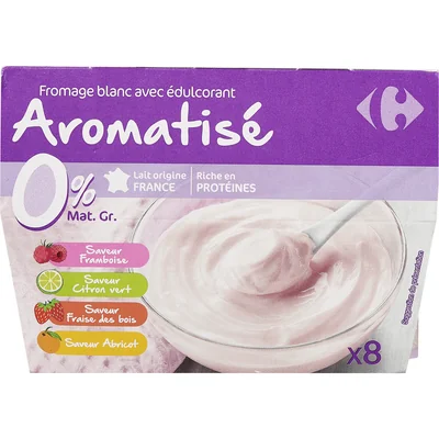 Fromage blanc aromatise Carrefour