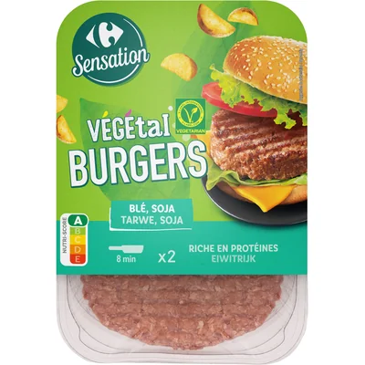 Steak Blé, soja Carrefour Sensation