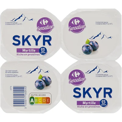 Skyr Myrtille Carrefour