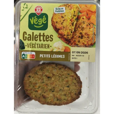 Galettes petits légumes Marque Repère