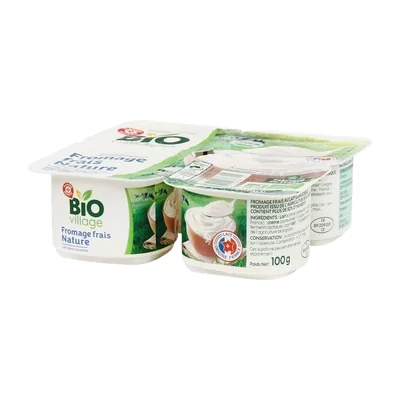 Fromage blanc nature bio Bio Village