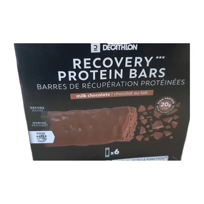 Recovery protein bar chocolat x6 decathlon