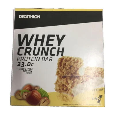 Whey crunch protein bar decathlon
