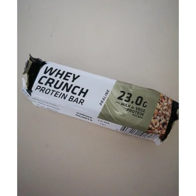 Whey crunch protein bar praline decathlon