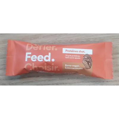 Barre-vegan. Extra cacahuète. (Protéines shot.) OKR