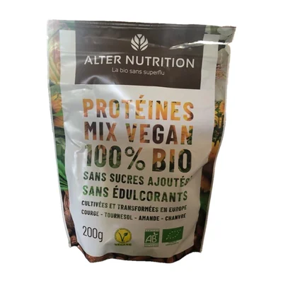 Proteines mix vegan Alter Nutrition